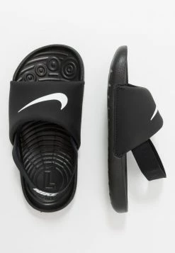 Nike Performance KAWA SLIDE BT UNISEX - Walking Sandals - Black/white
