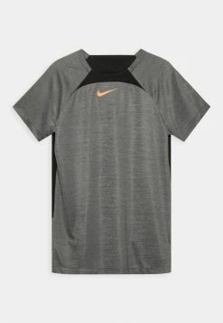 Nike Performance ACADEMY UNISEX - Sports T-shirt - Black/sunset Glow