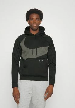 Nike Performance Hoodie - Black/charcoal Heather/white