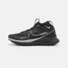 Nike Performance REACT PEGASUS TRAIL 4 GTX - Trail Running Shoes - Black/wolf Grey/reflect Silver