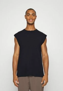 Nike Performance TANK - Top - Black/iron Grey