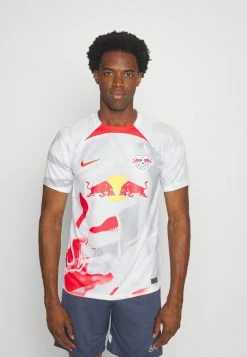 Nike Performance RB LEIPZIG STADIUM HOME - Print T-shirt - White/global Red