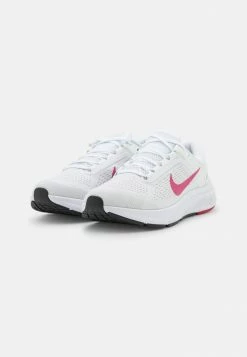 Nike Performance W AIR ZOOM STRUCTURE - Neutral Running Shoes - White/pink Prime/mystic Hibiscus -Nike Performance store 0eb3584caa1d47e0b9138125346b1a8b