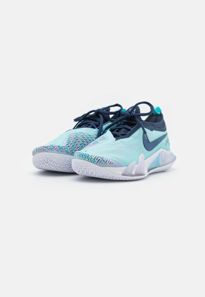 Nike Performance COURT REACT VAPOR NXT - Multicourt Tennis Shoes - Glacier Ice/midnight Navy/white 2 Nike Performance COURT REACT VAPOR NXT - Multicourt Tennis Shoes - Glacier Ice/midnight Navy/white - Image 2