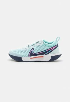 Nike Performance COURT ZOOM PRO - Multicourt Tennis Shoes - Glacier Blue/midnight Navy/copa/white