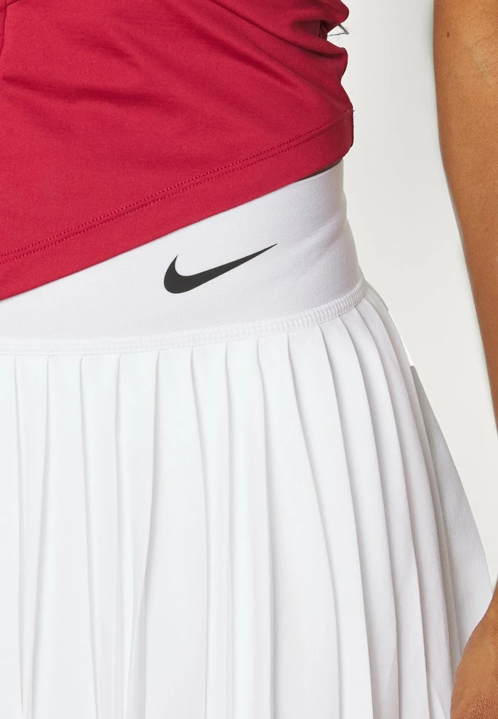 Nike Performance COURT ADVANTAGE SKIRT PLEATED - Sports Skirt - White/black 6 Nike Performance COURT ADVANTAGE SKIRT PLEATED - Sports Skirt - White/black - Image 6