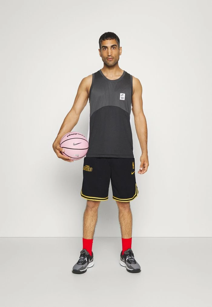 Nike Performance NBA LOS ANGELES LAKERS DNA SHORT - Sports Shorts - Black/amarillo 2 Nike Performance NBA LOS ANGELES LAKERS DNA SHORT - Sports Shorts - Black/amarillo - Image 2