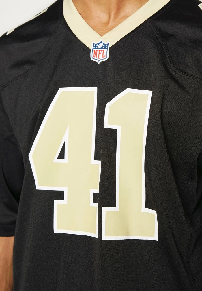 Nike Performance NFL NEW ORLEANS GAME TEAM COLOUR PLAYER KAMARA - Club Wear - Black 5 Nike Performance NFL NEW ORLEANS GAME TEAM COLOUR PLAYER KAMARA - Club Wear - Black - Image 5