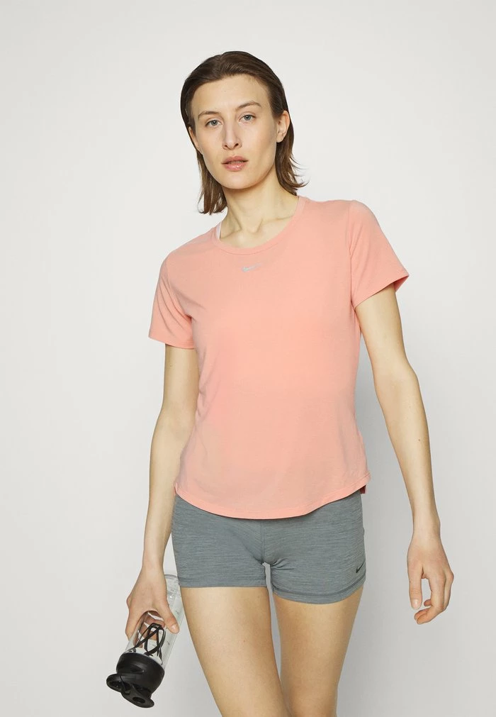 Nike Performance W NK ONE LUXE DF SS STD - Basic T-shirt - Light Madder Root/silver 5 Nike Performance W NK ONE LUXE DF SS STD - Basic T-shirt - Light Madder Root/silver - Image 5