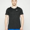 Nike Performance SUPERSET - Sports T-shirt - Black/white