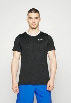 Nike Performance SUPERSET - Sports T-shirt - Black/white
