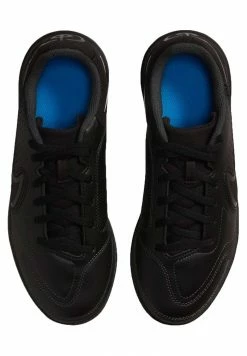 Nike Performance JR. TIEMPO - Indoor Football Boots - Black/black Summit White-lt Photo Blue -Nike Performance store 126708f6f1ba480e837c8d7562de77f0
