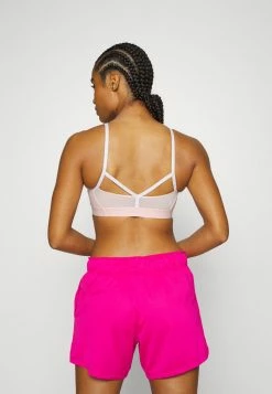 Nike Performance AIR INDY LOGO BRA - Light Support Sports Bra - Atmosphere/white -Nike Performance store 13bf16ce6b3f4ab2b4c86763ebc5e0db