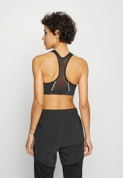 Nike Performance BRA - Medium Support Sports Bra - Black/dark Smoke Grey -Nike Performance store 13f8f64d74a34d72bb45106d72712009