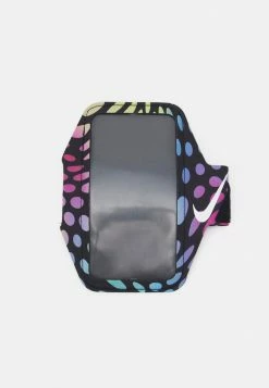 Nike Performance LEAN ARM BAND PLUS UNISEX - Other Accessories - Black/dynamic Turq/silver