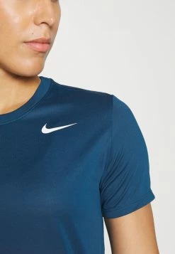 Nike Performance TEE - Sports T-shirt - Valerian Blue/white -Nike Performance store 14a66494dec445ae94180190ed05fe0f