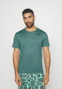Nike Performance STATIC - Sports T-shirt - Armory Navy/light Menta Heather/black