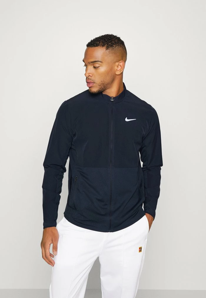 Nike Performance ADVANTAGE JACKET - Training Jacket - Obsidian/white 1 Nike Performance ADVANTAGE JACKET - Training Jacket - Obsidian/white