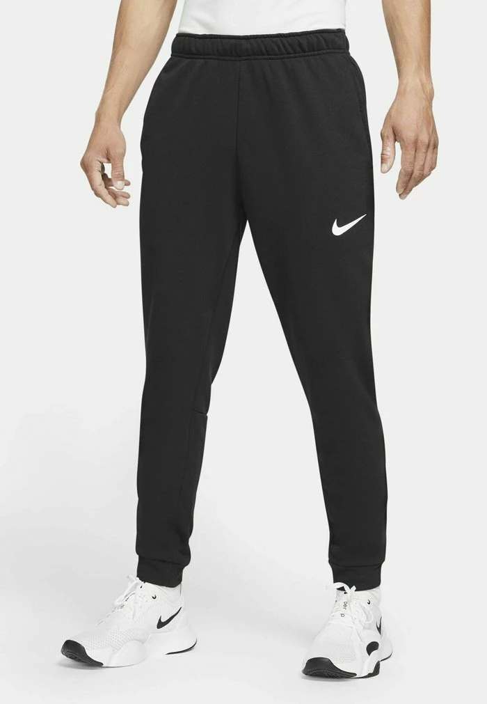 Nike Performance PANT TAPER - Tracksuit Bottoms - Black/white 1 Nike Performance PANT TAPER - Tracksuit Bottoms - Black/white