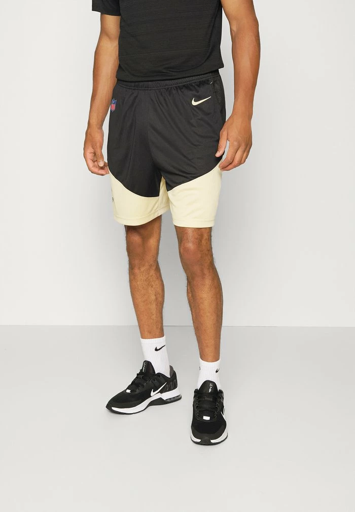 Nike Performance NFL NEW ORLEANS MENS DRI FIT SHORT - Sports Shorts - Black/team Gold 1 Nike Performance NFL NEW ORLEANS MENS DRI FIT SHORT - Sports Shorts - Black/team Gold
