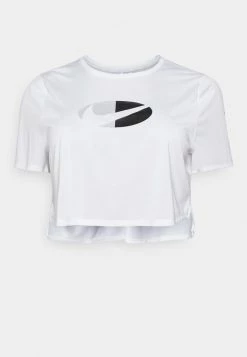 Nike Performance ONE PLUS - Print T-shirt - White/black -Nike Performance store 157904a6c29d489fa569091c1c720dfd