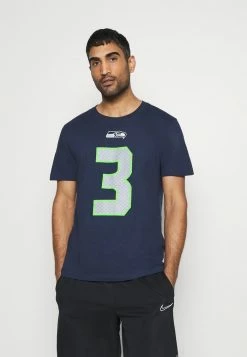 Nike Performance NFL SEATTLE SEAHAWKS RUSSELL WILSON PLAYER ESSENTIAL - Print T-shirt - College Navy -Nike Performance store 16209cfb0baf49898f0c48ab891f37b6