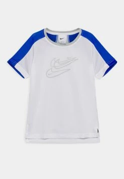 Nike Performance Print T-shirt - White/game Royal/light Smoke Grey
