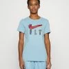 Nike Performance TEE FLY - Sports T-shirt - Worn Blue