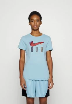 Nike Performance TEE FLY - Sports T-shirt - Worn Blue
