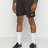 Nike Performance KNIT SHORT - Shorts - Velvet Brown/oil Green/(coconut Milk)