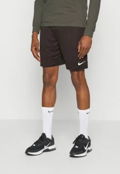 Nike Performance KNIT SHORT - Shorts - Velvet Brown/oil Green/(coconut Milk)
