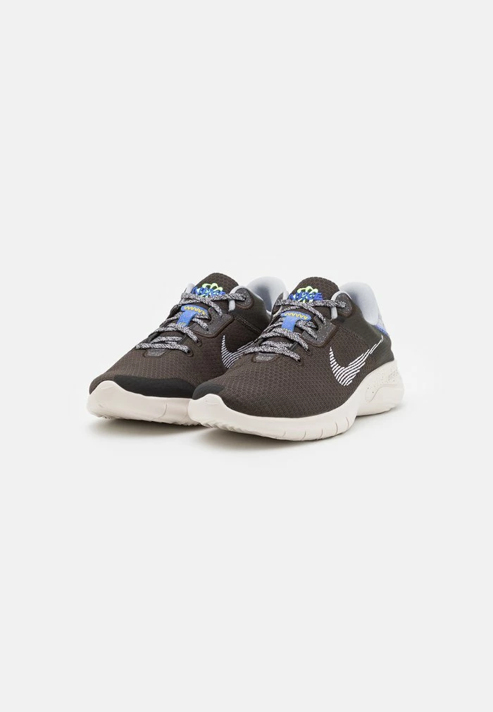 Nike Performance FLEX EXPERIENCE RN 11 NN BU - Neutral Running Shoes - Velvet Brown/white/tour Yellow/medium Blue/phantom 2 Nike Performance FLEX EXPERIENCE RN 11 NN BU - Neutral Running Shoes - Velvet Brown/white/tour Yellow/medium Blue/phantom - Image 2