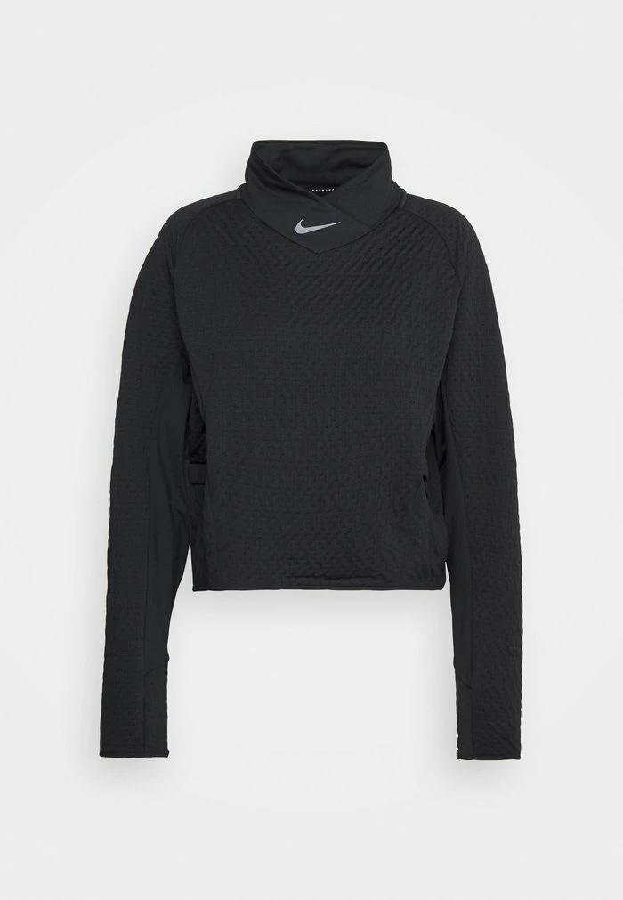 Nike Performance RUN MIDLAYER - Long Sleeved Top - Black 1 Nike Performance RUN MIDLAYER - Long Sleeved Top - Black