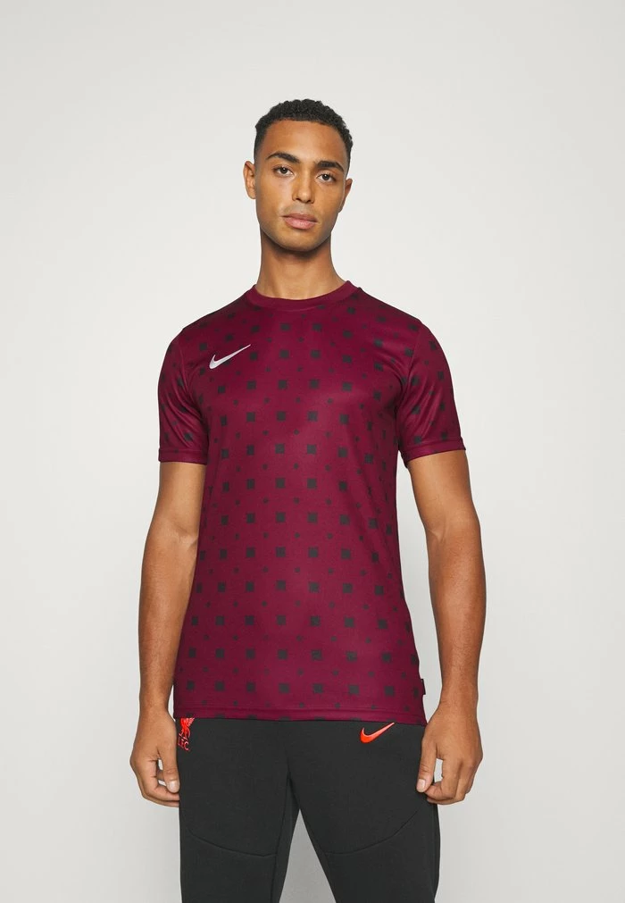 Nike Performance FC LIBERO - Sports T-shirt - Dark Beetroot/white 1 Nike Performance FC LIBERO - Sports T-shirt - Dark Beetroot/white