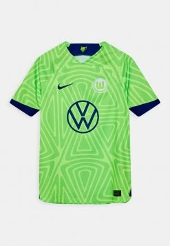 Nike Performance VFL WOLSBURG STADIUM UNISEX - Sports T-shirt - Sub Lime/coastal Blue/coastal Blue