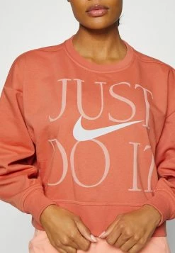 Nike Performance GET FIT - Sweatshirt - Madder Root/white -Nike Performance store 194d017e60924657a28b0a590fe63ea5