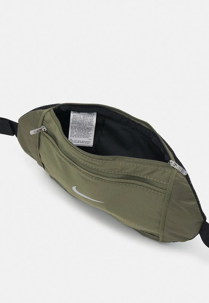 Nike Performance CHALLENGER WAIST PACK LARGE UNISEX - Bum Bag - Medium Olive/black/silver 3 Nike Performance CHALLENGER WAIST PACK LARGE UNISEX - Bum Bag - Medium Olive/black/silver - Image 3