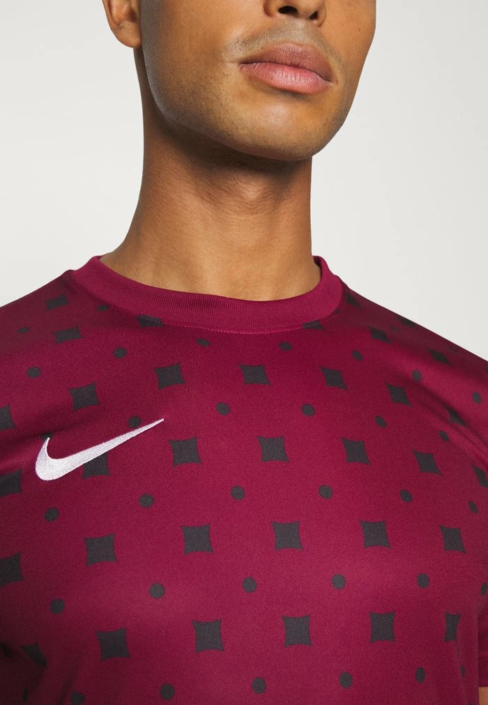 Nike Performance FC LIBERO - Sports T-shirt - Dark Beetroot/white 5 Nike Performance FC LIBERO - Sports T-shirt - Dark Beetroot/white - Image 5
