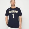 Nike Performance NBA ZION WILLIAMSON NEW ORLEANS PELICANS NAME & NUMBER TEE - Print T-shirt - College Navy