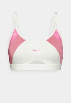 Nike Performance INDY LOGO BRA - Medium Support Sports Bra - Sail/desert Berry/pinksicle -Nike Performance store 1b4cb29b173b4853a6c75e2030e36dbd