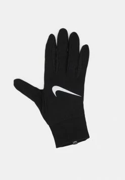 Nike Performance MEN'S RUN DRY HAT AND GLOVE SET - Gloves - Black/silver -Nike Performance store 1c31500b42a64035bb8415be0e93f074