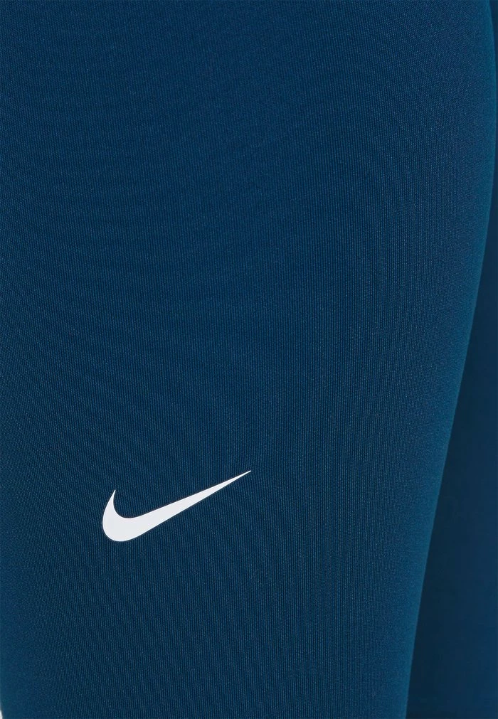 Nike Performance ONE PLUS - Leggings - Valerian Blue/white 3 Nike Performance ONE PLUS - Leggings - Valerian Blue/white - Image 3