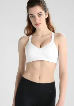 Nike Performance RIVAL BRA HIGH SUPPORT - High Support Sports Bra - White/white/pure Platinum