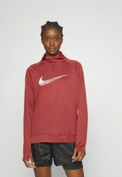 Nike Performance RUN - Long Sleeved Top - Canyon Rust/white