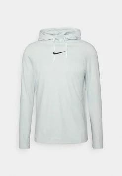 Nike Performance ACADEMY HOODIE - Long Sleeved Top - Pure Platinum/black -Nike Performance store 1cf7eaafe85b4d06aac0ca35809557e7