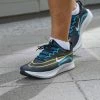Nike Performance ZOOM FLY - Neutral Running Shoes - Black/white/chlorine Blue/vivid Sulfur/plum Fog