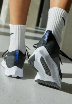 Nike Performance ZOOM FLY - Neutral Running Shoes - Black/white/anthracite/racer Blue -Nike Performance store 1d29ba490ab64eed87fb34e760fca961