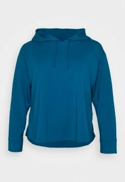 Nike Performance HOODIE PLUS - Hoodie - Marina/iron Grey