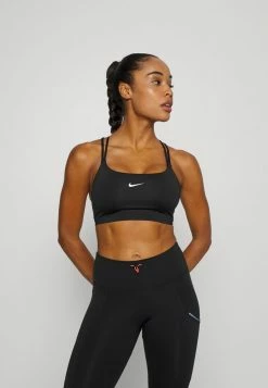 Nike Performance INDY BRA NON PAD - Light Support Sports Bra - Black/white