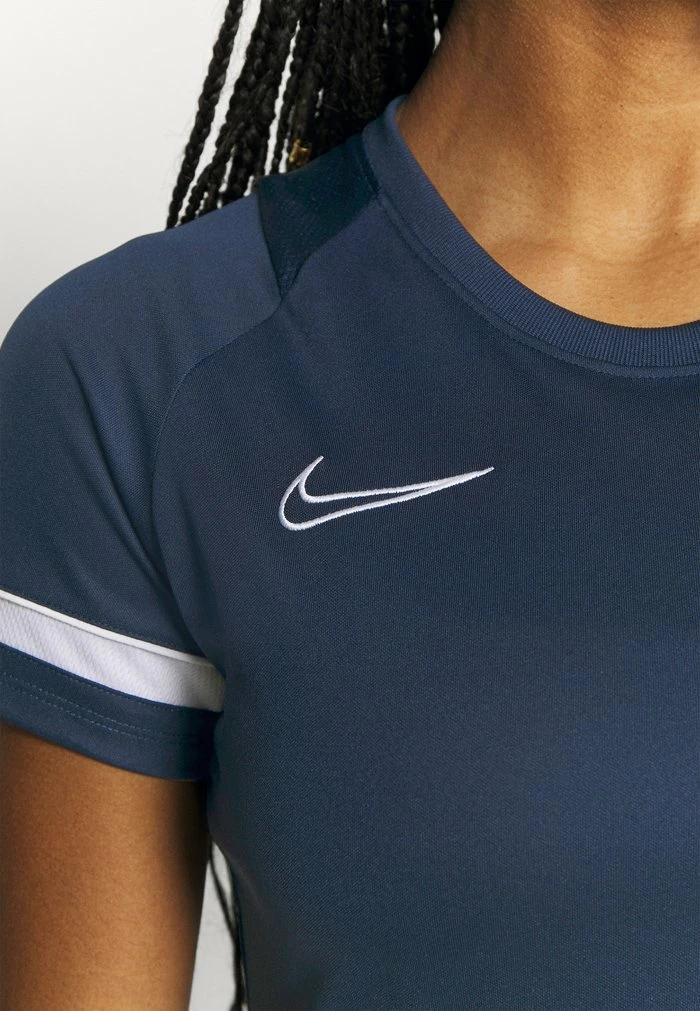 Nike Performance ACADEMY - Sports T-shirt - Obsidian/white 7 Nike Performance ACADEMY - Sports T-shirt - Obsidian/white - Image 7